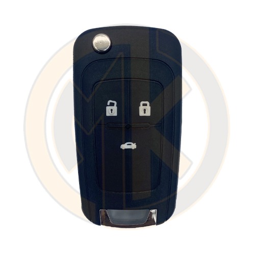 Opel Astra J - Chevrolet Cruze Flip Remote Key 3 Buttons 433MHz